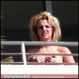 britney spears topless at the balcony